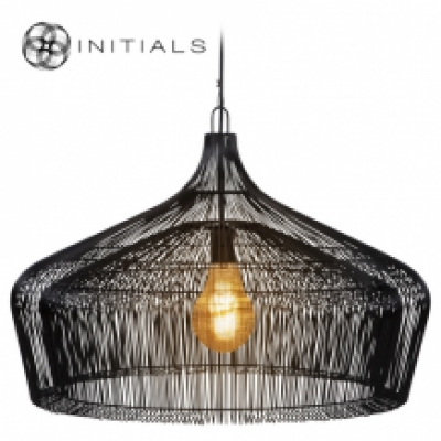 Hanging Lamp Moire Factory Iron Wire Black