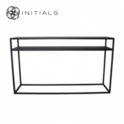 Storage Table Broadway 2 Raw Iron Black