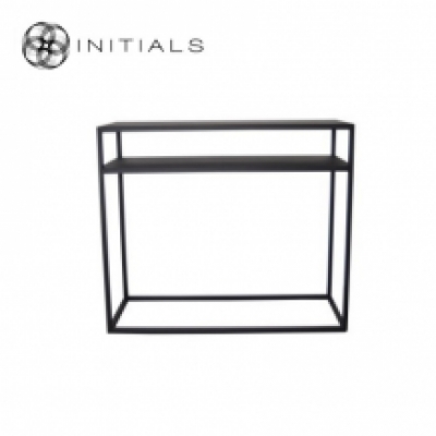 Storage Table Broadway 2 Raw Iron Black