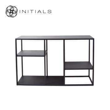 Storage Table Broadway Play Raw Iron Black