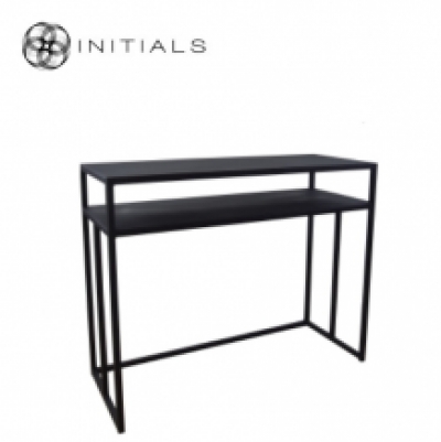 Desk | Side Table Broadway 2 Raw Iron Black