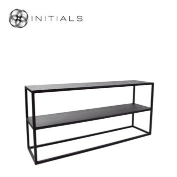 Side Table Broadway 2 Raw Iron Black