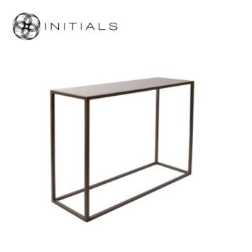 Side Table Broadway Raw Iron Metallic Brown