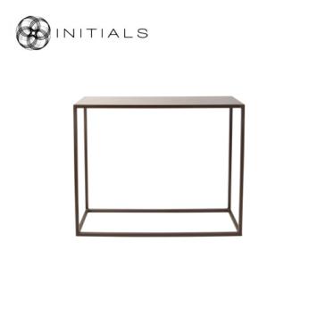 Side Table Broadway Raw Iron Metallic Brown