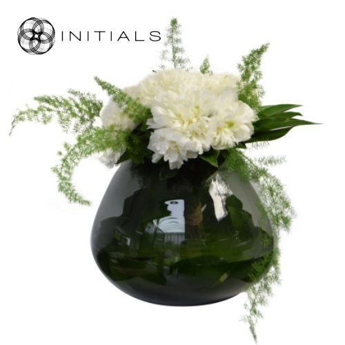 Vase | Candleholder Boudoir Bol Smoke Glass